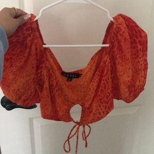 Adorable crop top from Motel!